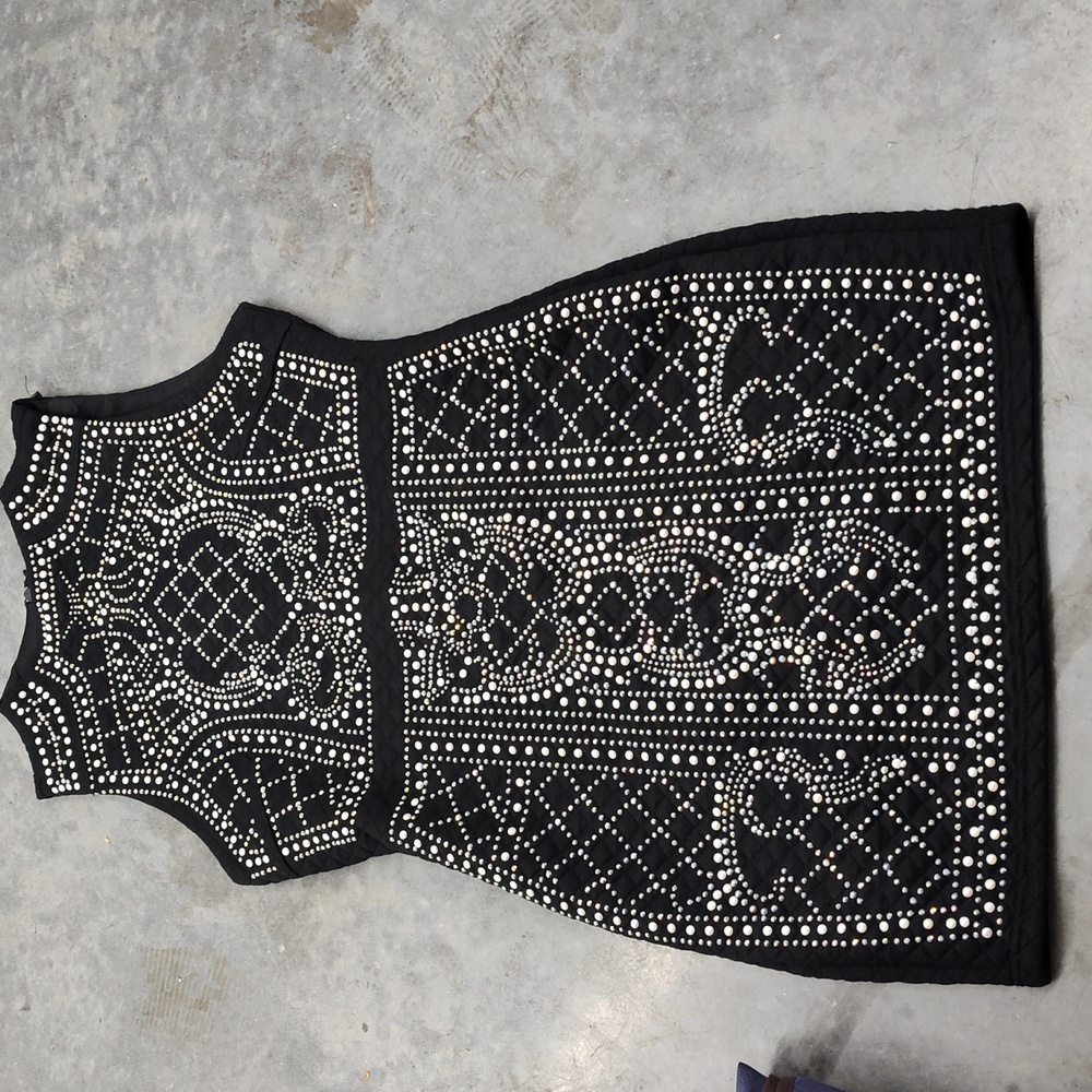Rhinestone bodycon dress